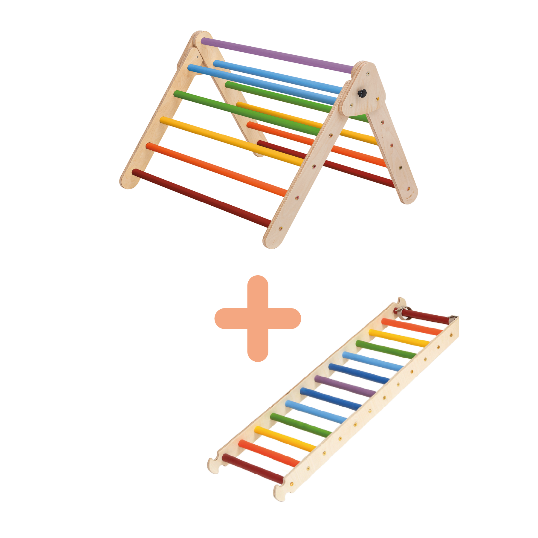Sawdust and Rainbows Ladder - Rainbow (Ladder Only)