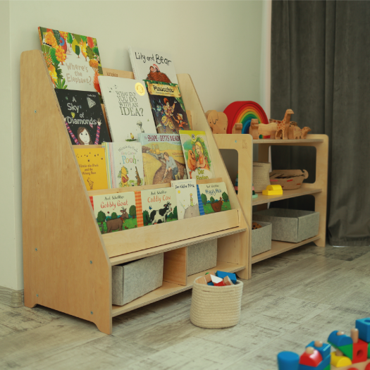 storage montessori book shelf katehaa natural kids bookshelf childrens childrens book bookcase