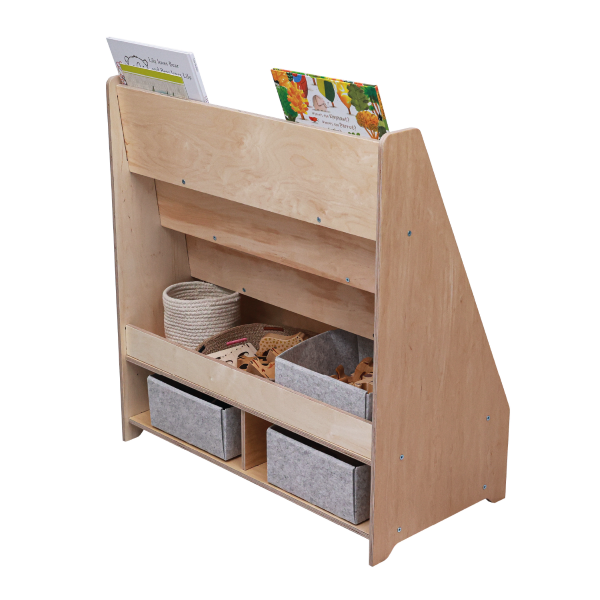 childrens bookcase kids bookshelf childrens book storage montessori book shelf katehaa natural